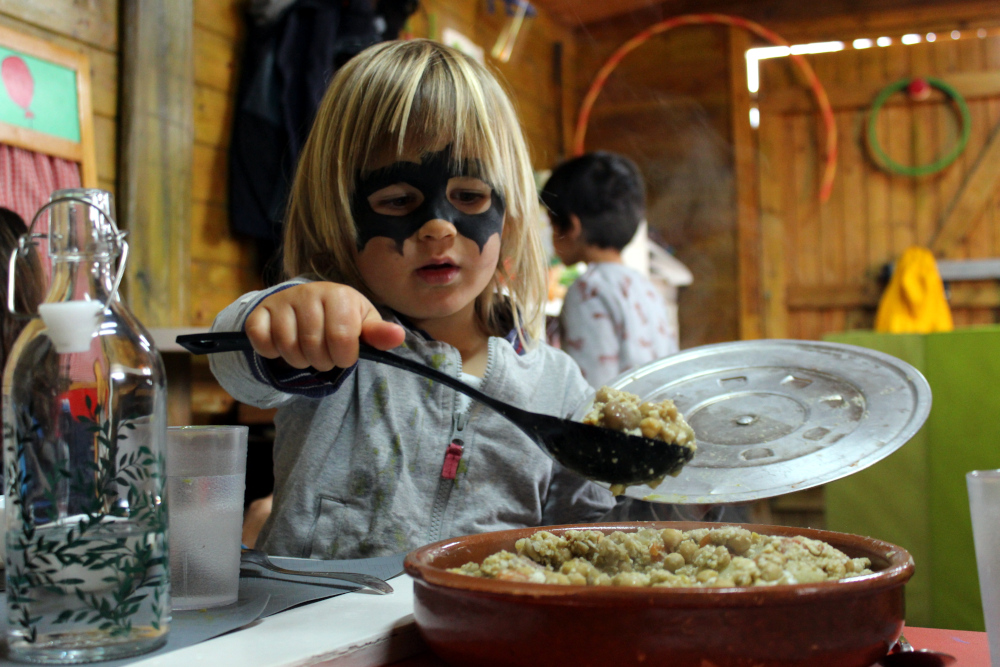 Comida saludable, Escoleta Nexes, Natural Learning (S'Hort Vell, Biniali)